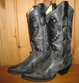 Corral Boots Black Concho R1051
