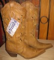 Corral Boots Tan Brown Cross Cut Out 
