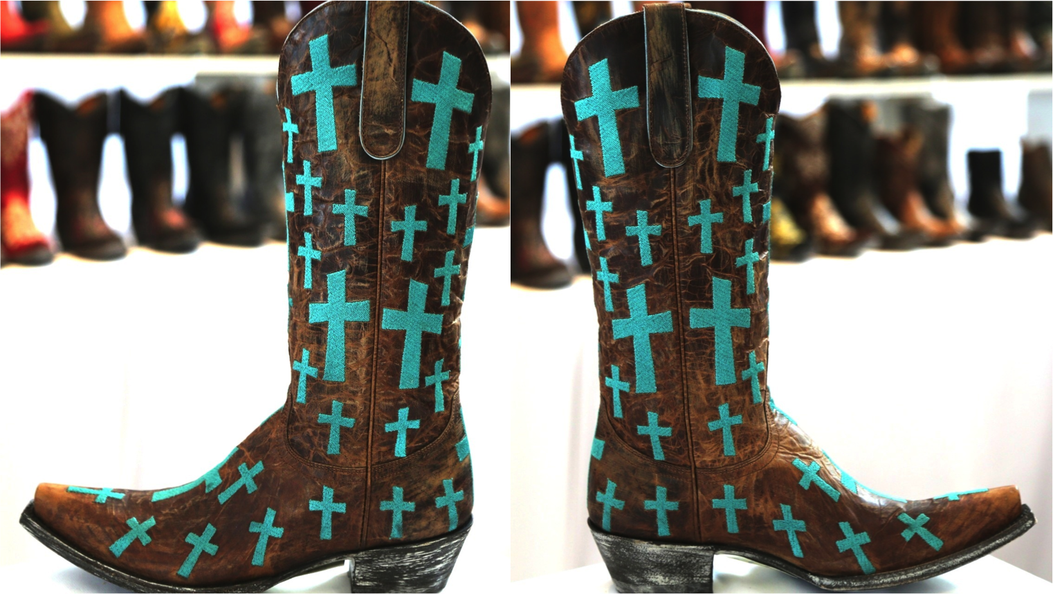Old Gringo Boots Oh My God Turquoise L1656-1