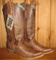 Corral Vintage Cognac Deer Skin Stud Boots
