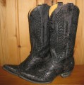 Old Gringo Swarovski Eagle Boots Black