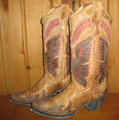 Corral Boots Antique and Red Eagle R2294